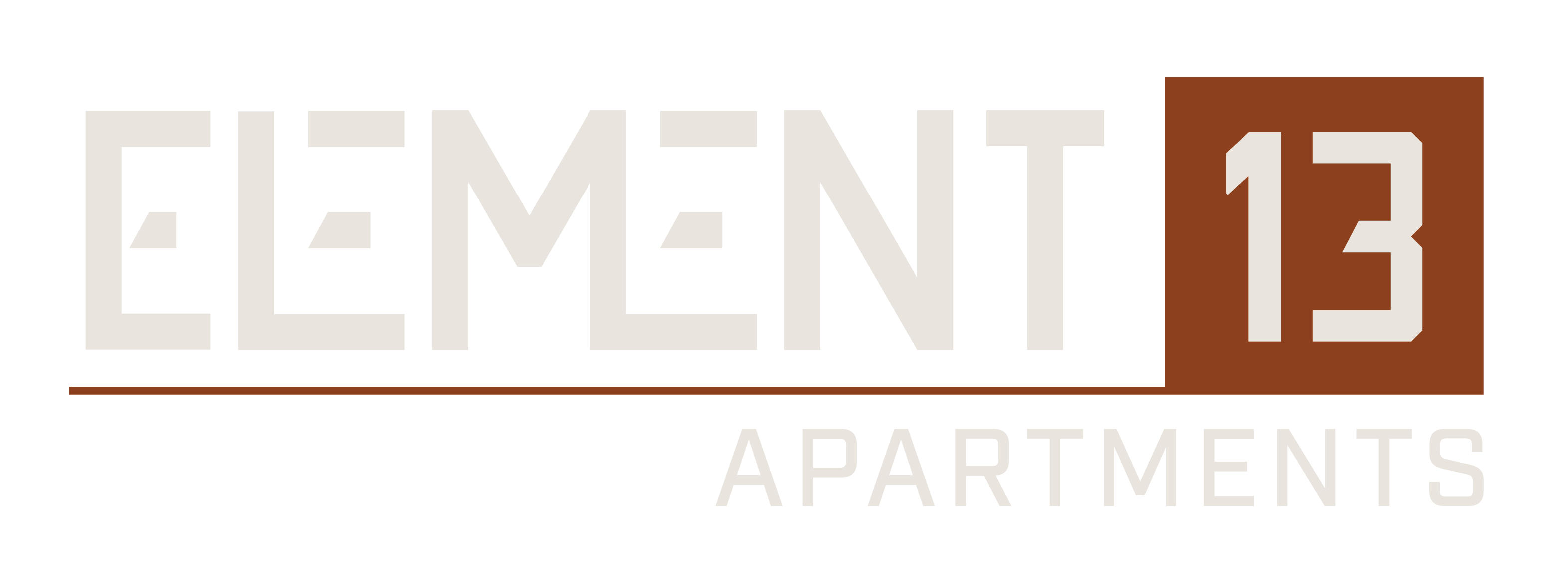 A logo for Element 13 Apartments is displayed.